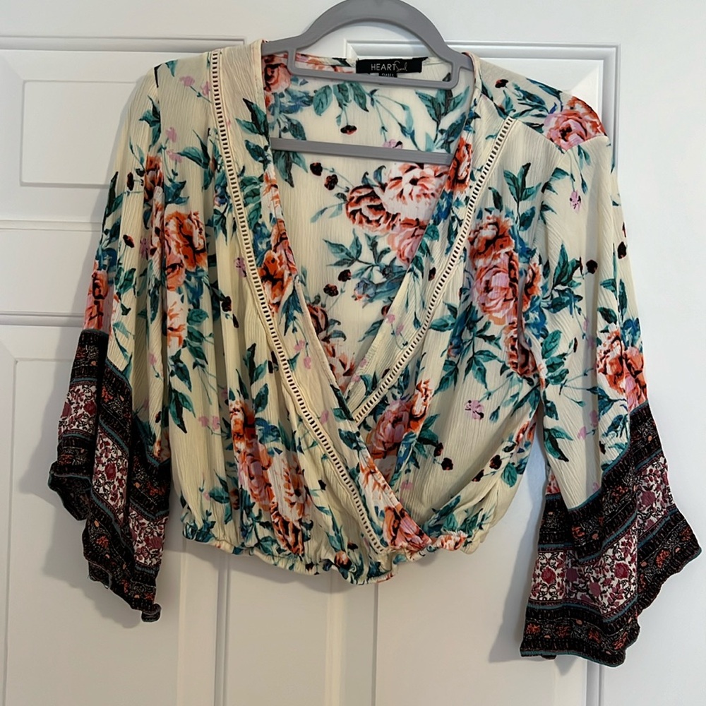 HeartSoul Floral Blouse